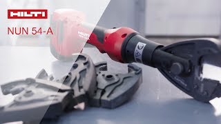 INTRODUCING Hilti Universal Crimper and Cutter NUN 54A [upl. by Nanam]