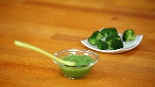 How to Make Broccoli Puree for Babies  Baby Food [upl. by Bedell]