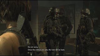 Umbrella Security Service replacement for UBCS Resident Evil 3 PC Mod Mixed Clips [upl. by Estella]