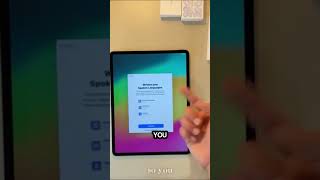 Setting Up the iPad Air M2 Step by Step Guide ytshorts youtubeshorts apple 2024 fyp [upl. by Ledda]