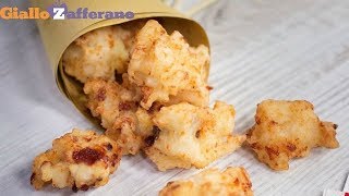 Frittelle di baccalà  Ricetta in 1 minuto [upl. by Enilrek915]