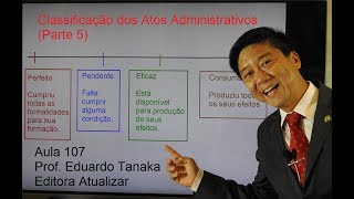 Direito Administrativo  Atos Administrativos  Classificação parte 5  aula 107 [upl. by Rafat97]