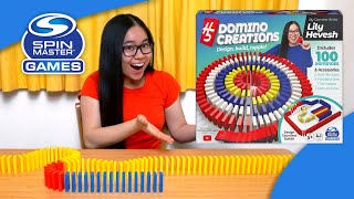 How to Build Dominoes in 3 Minutes  H5 Domino Creations by Lily Hevesh and Spin Master Games [upl. by Ransome]