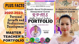 COMPLETE Master Teacher Highly Proficient Teacgers Rpms Portfolio 2022 2023 [upl. by Anu650]