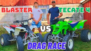 ATV Drag Race Blaster VS Tecate 4 [upl. by Vashti]