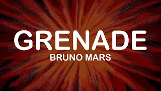 Bruno Mars  Grenade Lyrics  Lyric Video [upl. by Notsgnik]