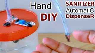 Diy Automatic Alcohol amp Hand Sanitizer Machine Without Arduino  Sanitizer Dispenser [upl. by Gelb727]