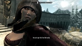 Skyrim How to get married to Serena  Skyrim marry Serana [upl. by Hanfurd902]