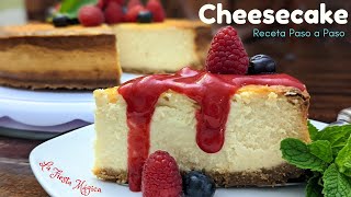 CHEESECAKE o Pay de Queso con Leche Condensada ¡¡Todos mis trucos para que te salga excelente [upl. by Tamqrah]