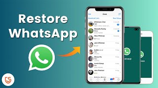 How to Restore WhatsApp ChatMessages on iPhoneAndroid 2020 [upl. by Doreen]