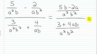 Simplifying Complex Rational Expressions [upl. by Esertal]