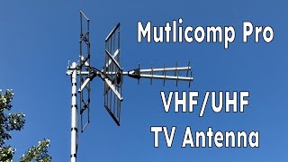 Multicomp Pro VHFUHF Outdoor OTA TV Antenna Review MP011354 [upl. by Agee]