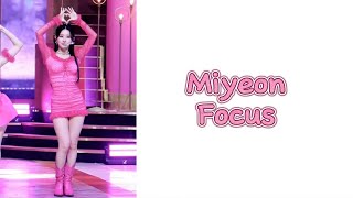 Mirrored Gidle  quotQueencardquot Dance Practice Miyeon Focus [upl. by Ayiram780]