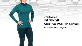 Smartwool Intraknit Merino 250 Thermal Womens Base Layers [upl. by Okoy]