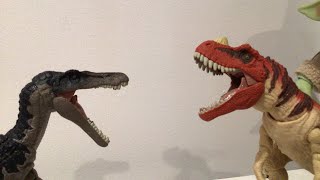 Ceratosaurus vs baryonyx remake [upl. by Anemaj]