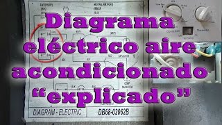 Diagrama eléctrico aire acondicionado explicado [upl. by Lyrred593]