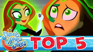 Top 5 Green Lantern Moments 🌿 DC Super Hero Girls [upl. by Weywadt]