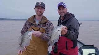 Crappie Fishing Enid Lake Mississippi [upl. by Karame]