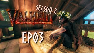 Valheim Lets Play  Season 2  Episode 03  From Wood To Bronze [upl. by Platas]