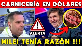 🚨 CARNICERÍA ACEPTA DÓLARES 🔥 MILEI TIENE RAZÓN PRECIOS NO SUBIERON [upl. by Zulch]