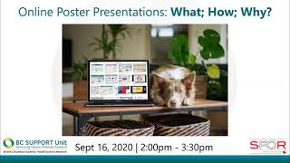 Online Poster Presentations What How Why [upl. by Airotna264]