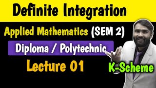 DEFINITE INTEGRATION  APPLIED MATHEMATICS  DIPLOMAPOLYTECHNIC  LECTURE 01  PRADEEP GIRI SIR [upl. by Nottirb845]