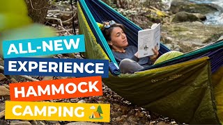 ENO DoubleNest Hammock Tent Camping  Tent Hammock Review [upl. by Mandal]