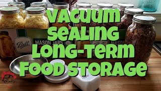 Vacuum Sealing Long Term Food Storage [upl. by Acisset420]