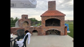 Izgradnja pečenjare i krušne peći Stara cigla I DIO  Building brick barbecue and pizza oven [upl. by Egiap665]