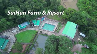 Sainhun Farm amp Resort Drone Shots  Umsning  Meghalaya [upl. by Cirre]