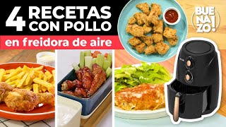 4 recetas fáciles en FREIDORA DE AIRE  Buenazo [upl. by Lesak928]