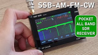 Pocket ALL BANDALL MODE SDR receiver Malachite clone [upl. by Mays]