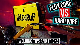 Flux Core VS Hard Wire Welding  Everything You Need To Know About MIG Welding [upl. by Malca]