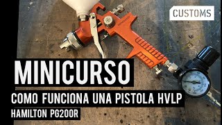 Cómo funciona una pistola HVLP  MINICURSO  CUSTOMS [upl. by Aldred]