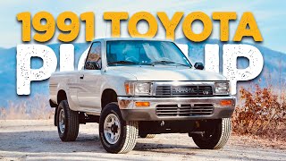 1991 Toyota Pickup Review  A Truck Packed with Character [upl. by Olimpia608]