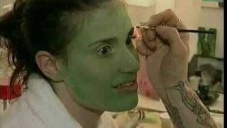 Idina Menzel becoming the green witch Elphaba [upl. by Gerek]