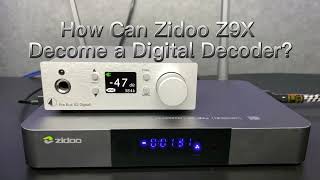 90 Zidoo Z9X users dont know USB Audio feature [upl. by Zetnahs519]