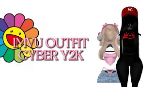 cyber y2k outfit ideas  IMVU [upl. by Nafri]