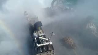 An LCAC disembarks the well deck of USS Bataan [upl. by Philipson546]