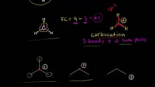 Formal charge on carbon  Resonance and acidbase chemistry  Organic chemistry  Khan Academy [upl. by Leonie898]