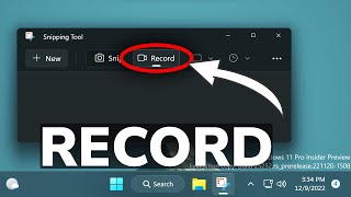 New Snipping Tool App with Screen Recording in Windows 11 [upl. by Oine]