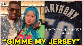 Boosie GETS HEATED with Smiley from Baddies East for STEALING his Jersey at the Hawks Game [upl. by Bohannon422]