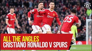 All the Angles  Cristiano Ronaldos Stunning Opening Goal v Spurs  Manchester United [upl. by Snyder]