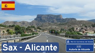 Spain A31 Sax  Alicante [upl. by Eruza]