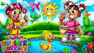 Springs Here Song  The Prince Family  Nursery Rhymes  Kids Songs [upl. by Soracco67]