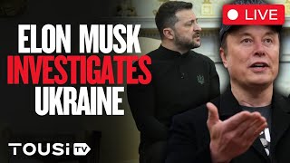 🚨 LIVE Elon Musk Launches Investigation Into Ukraine Finances [upl. by Ahsac]