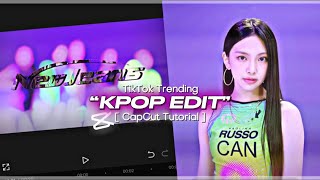 quotKPOP EDITquot tiktok trend CapCut editing tutorial [upl. by Alister]