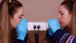 ASMR Twin Ear Cleaning amp Mouth Sounds For Extreme Tingles [upl. by Acissej]