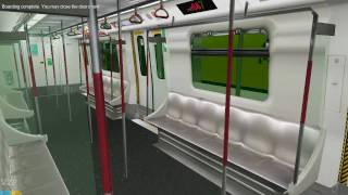 openBVE KTrain on Kwun Tong Line Kwun Tong to Tiu Keng Leng [upl. by Esemaj]