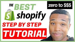 The Best Shopify Tutorial For Beginners 2023  How To Create A Dropshipping Store With No Money [upl. by Emalia302]